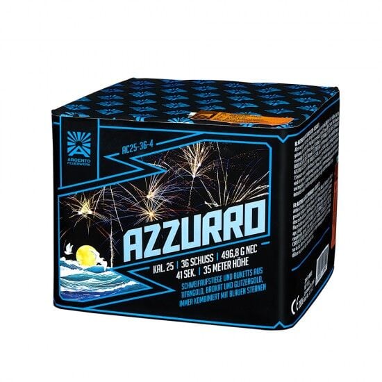 Azzurro 36-Schuss-Feuerwerk-Batterie by Intermedia