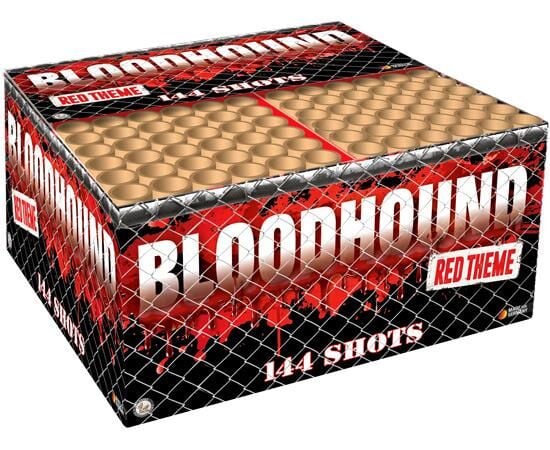 Bloodhound 144-Schuss-Feuerwerkverbund (Stahlkäfig) by Intermedia