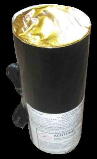 Bühnenfontäne, gold mit blauer Basis, 5m x 60s by Intermedia