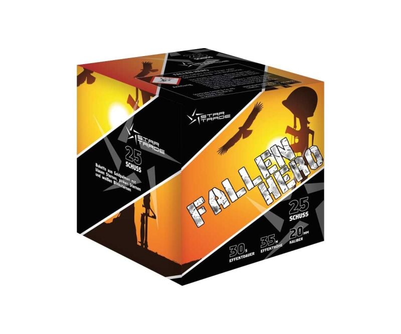 Fallen Hero 25-Schuss-Feuerwerk-Batterie by Intermedia