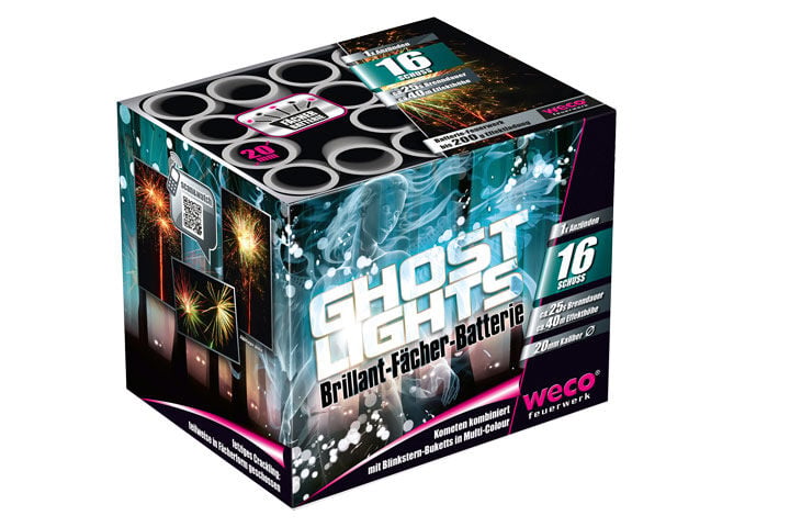 Ghost Lights 16-Schuss-Feuerwerk-Batterie by Intermedia