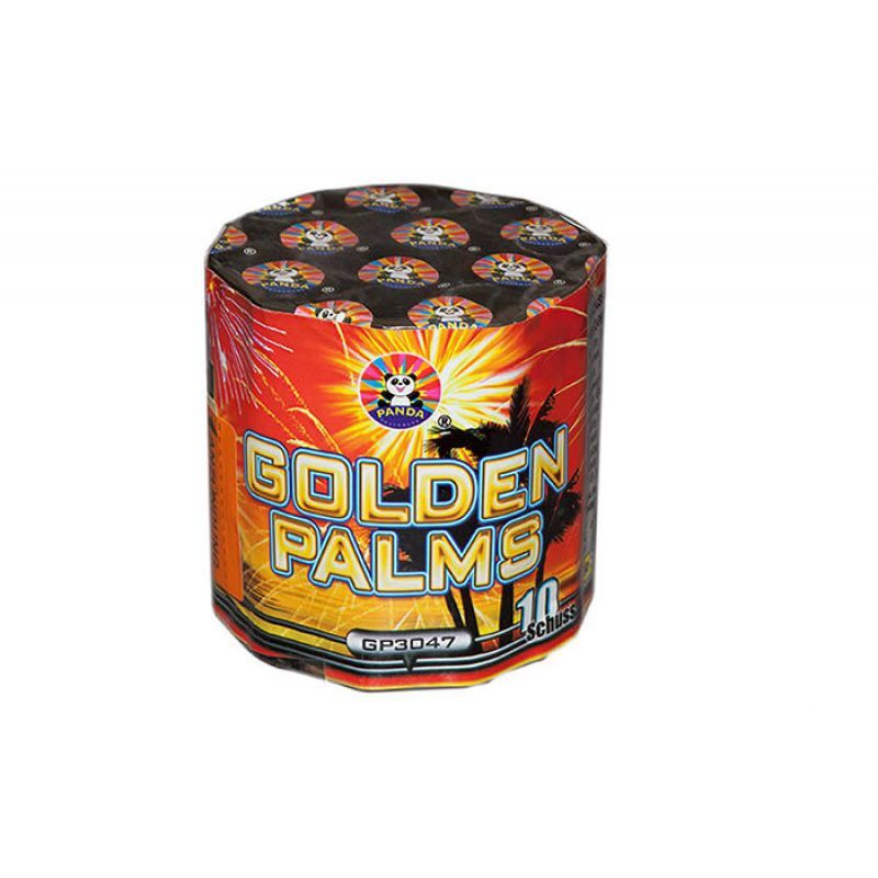 Golden Palms 10-Schuss-Feuerwerk-Batterie by Intermedia