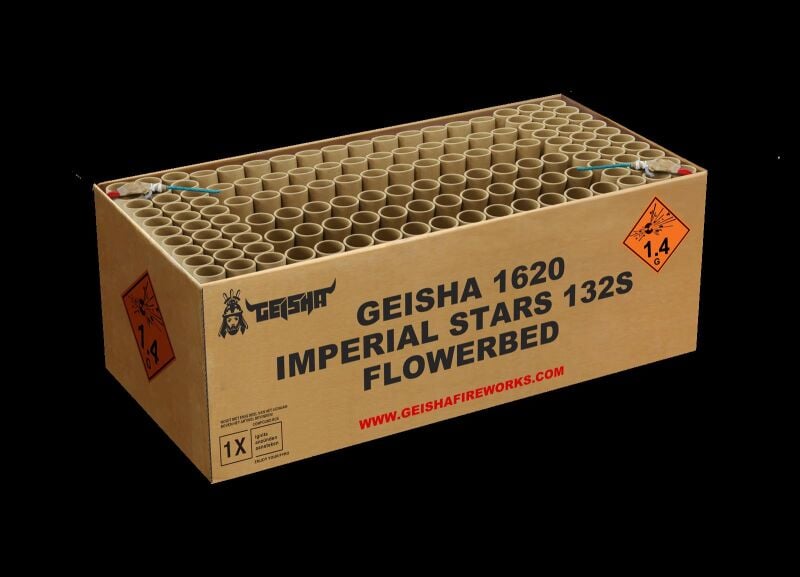 Imperial Stars Flowerbed 132-Schuss-Feuerwerksverbund by Intermedia