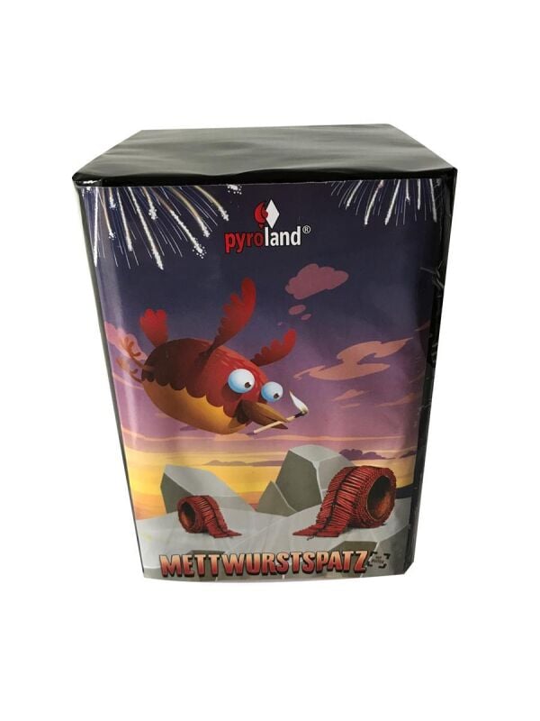 METTWURSTSPATZ 16-Schuss-Feuerwerk-Batterie by Intermedia