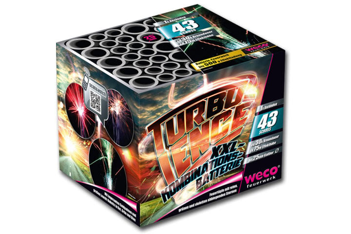 Turbulence 43-Schuss-Feuerwerk-Batterie by Intermedia