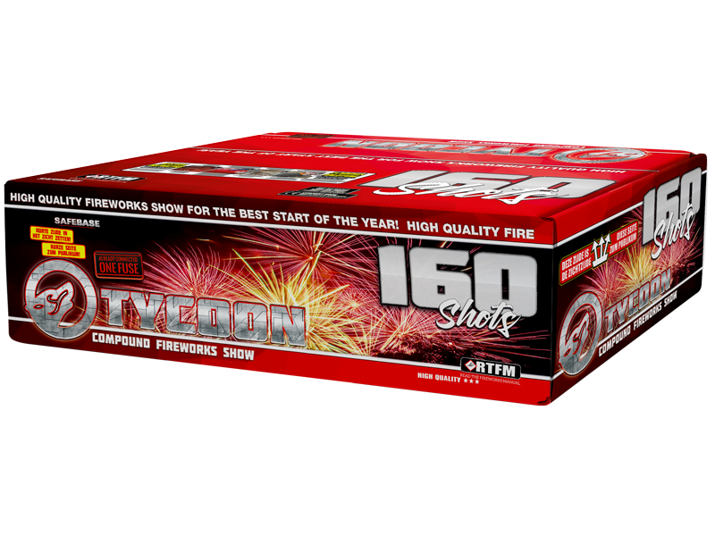 Tycoon 160-Schuss-Feuerwerkverbund by Intermedia