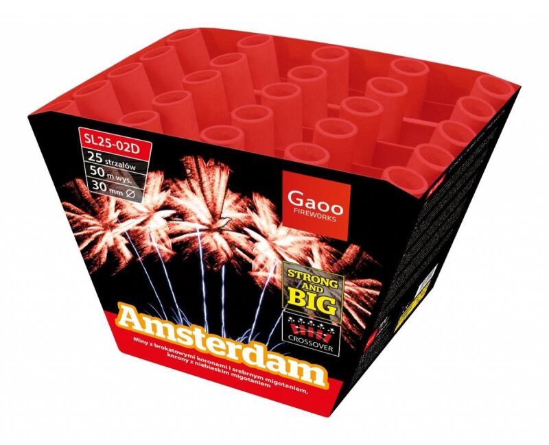 Jetzt Amsterdam 25-Schuss-Feuerwerk-Batterie ab 44.99€ bestellen