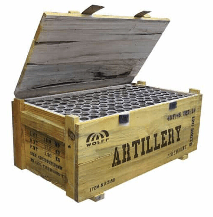 Jetzt Artillery 120-Schuss-Feuerwerkverbund (Stahlkäfig) ab 172.49€ bestellen