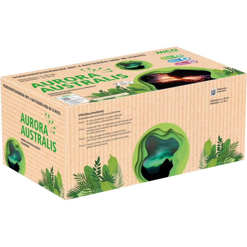Jetzt Aurora Australis 88-Schuss-Feuerwerk-Verbund ab 84.74€ bestellen