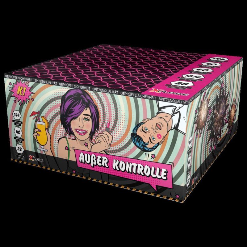 Jetzt Außer Kontrolle 144-Schuss-Feuerwerkverbund ab 86.24€ bestellen