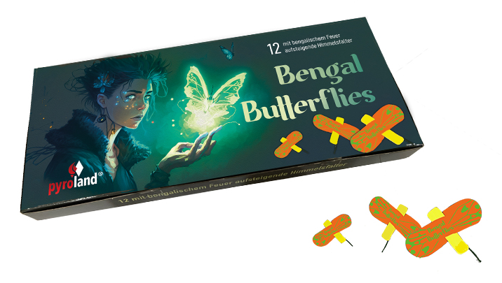 Jetzt Bengal Butterflies 12er Schachtel ab 2.24€ bestellen