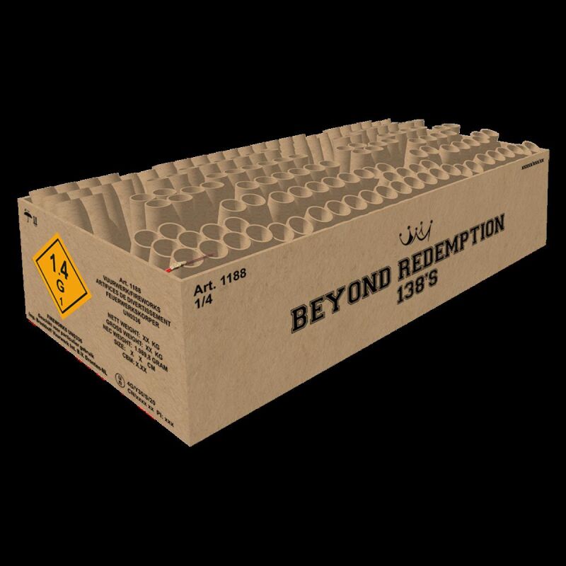 Jetzt Beyond Redemption (Sylvester Mainframe) 138-Schuss-Feuerwerkverbund ab 187.49€ bestellen