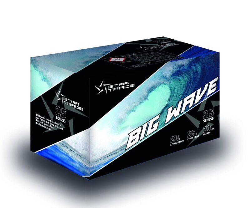 Jetzt Big Wave 25-Schuss-Feuerwerk-Batterie ab 29.99€ bestellen