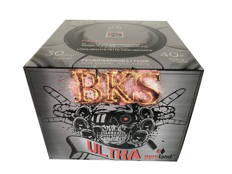Jetzt BKS ULTRA 25-Schuss-Feuerwerk-Batterie ab 62.24€ bestellen