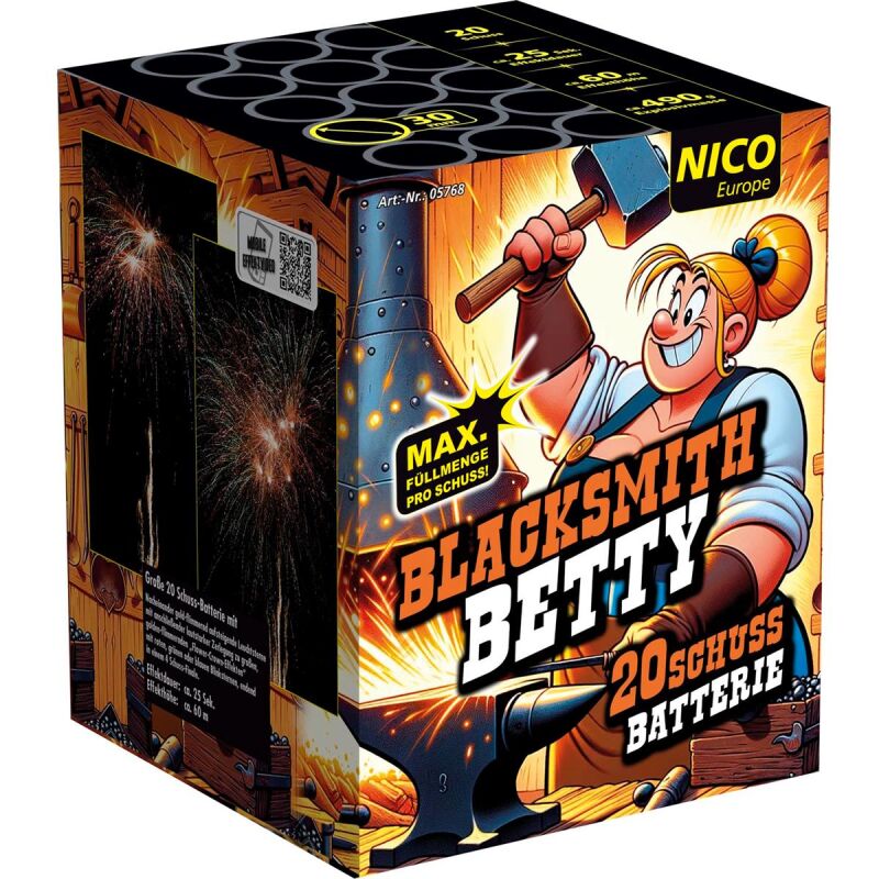 Jetzt Blacksmith Betty 20-Schuss-Batterie ab 33.74€ bestellen