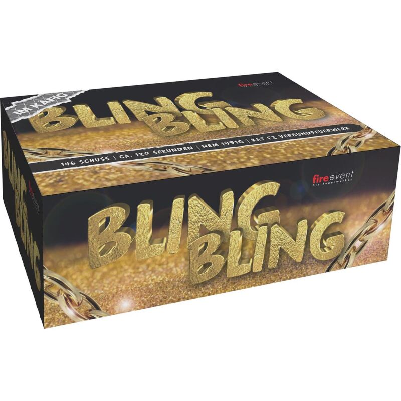 Jetzt Bling Bling 146-Schuss-Feuerwerkverbund (Stahlkäfig) ab 149.99€ bestellen