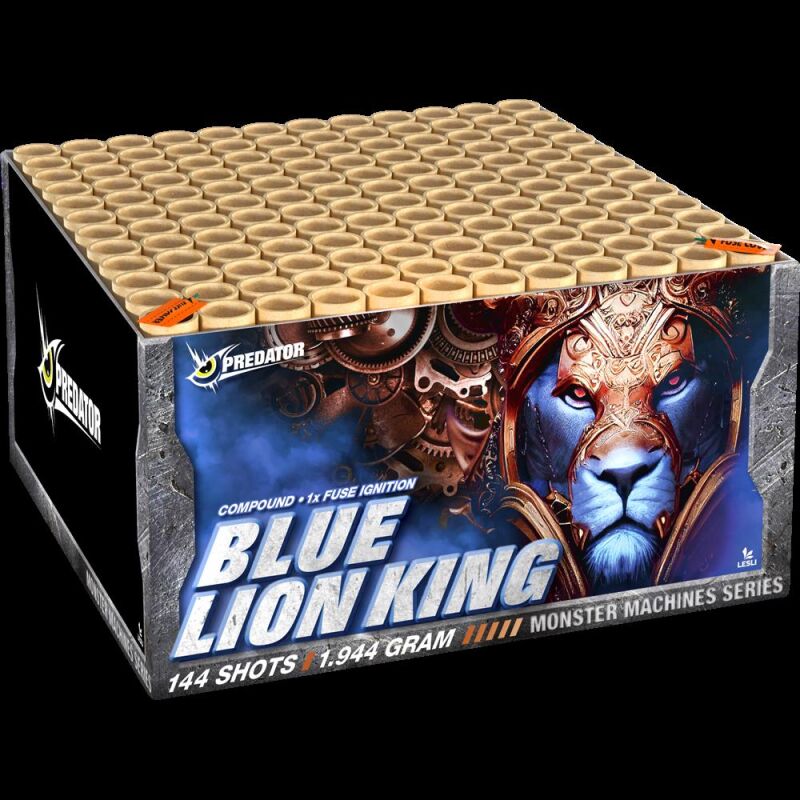 Jetzt Blue Lion King 144-Schuss-Feuerwerks-Verbund ab 82.49€ bestellen