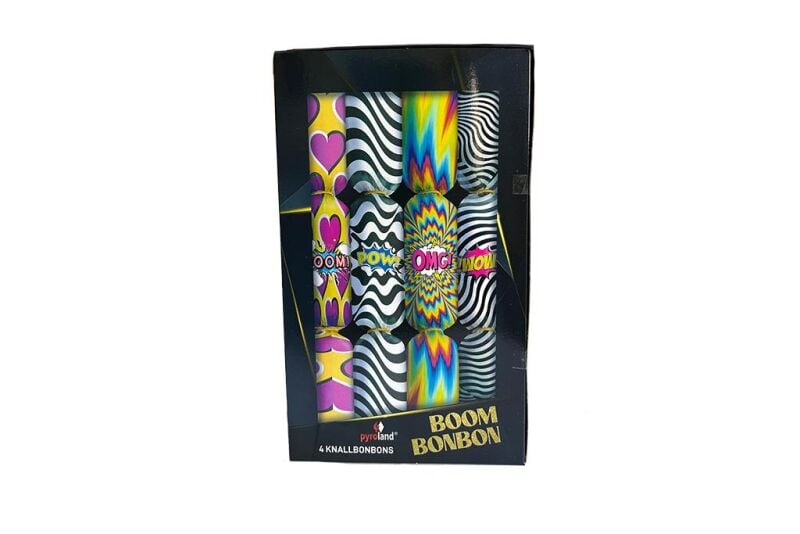 BOOM BONBON 20cm Knallbonbons 4er by Intermedia