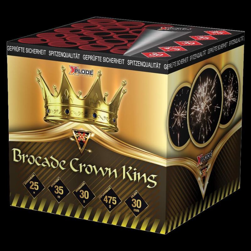 Jetzt Brocade Crown King 25-Schuss-Feuerwerk-Batterie ab 20.99€ bestellen