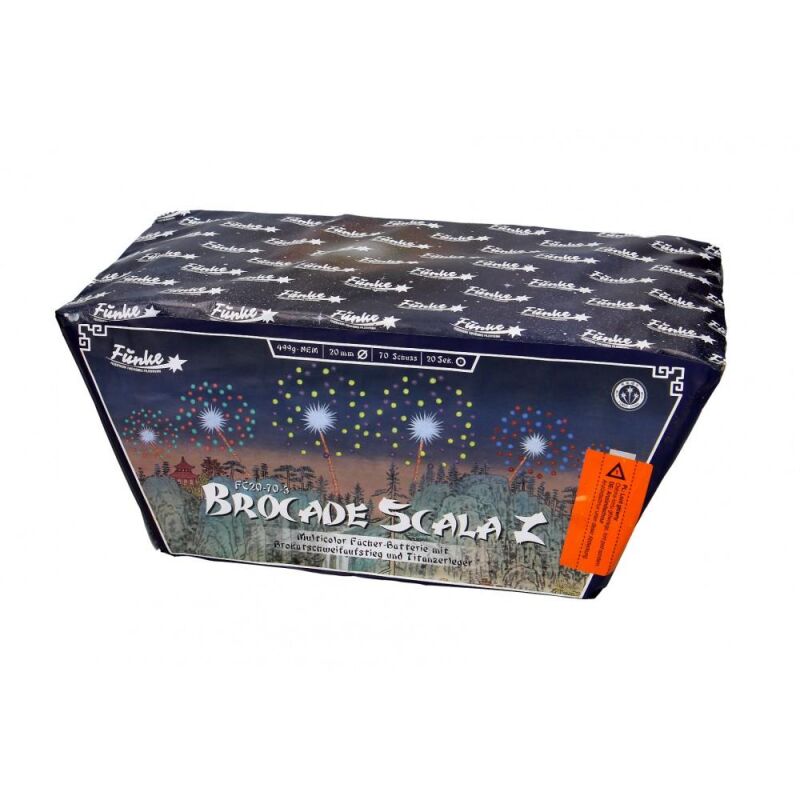 Jetzt Brocade Scala Z 70-Schuss-Feuerwerk-Batterie ab 37.49€ bestellen