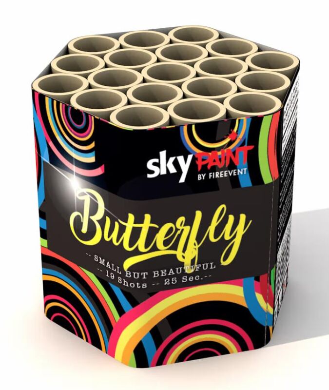 Jetzt Butterfly 19-Schuss-Feuerwerk-Batterie ab 8.24€ bestellen