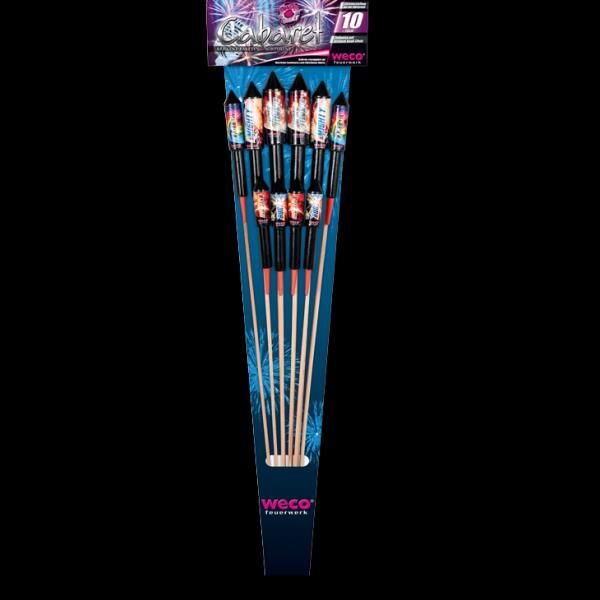 Jetzt Cabaret 10-teiliges-Raketen-Sortiment ab 11.24€ bestellen