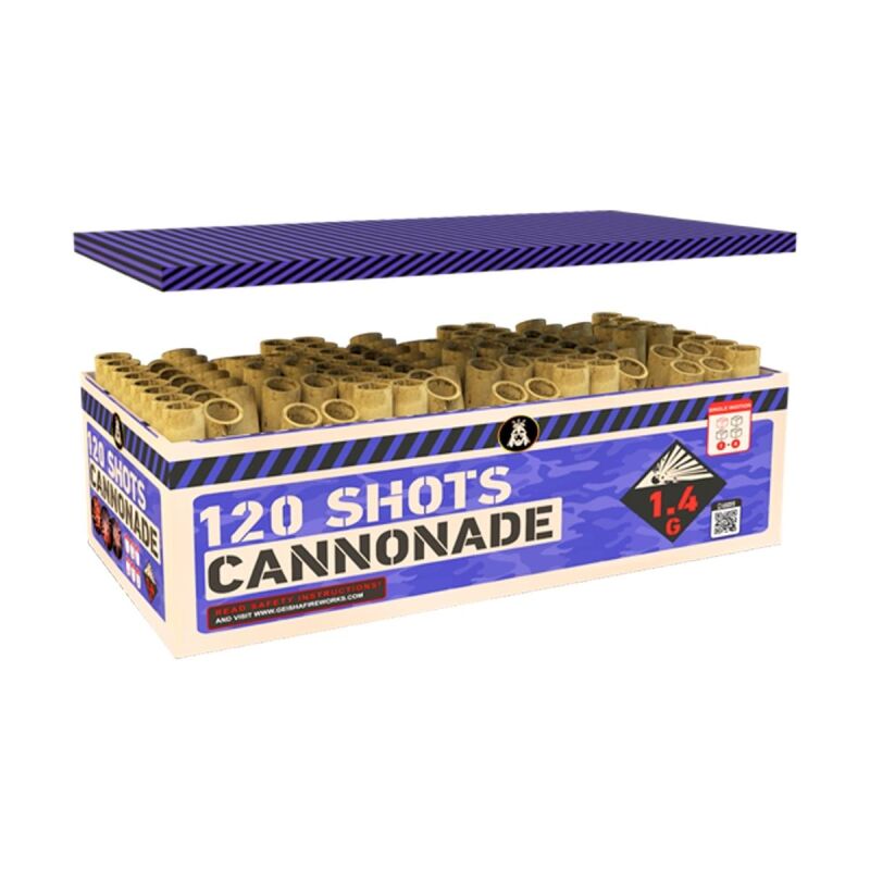 Jetzt Cannonade 120-Schuss-Feuerwerkverbund ab 86.99€ bestellen