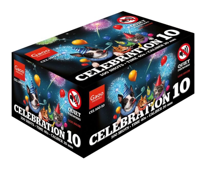 Jetzt Celebration 100-10 100-Schuss-Feuerwerk-Batterie ab 56.24€ bestellen