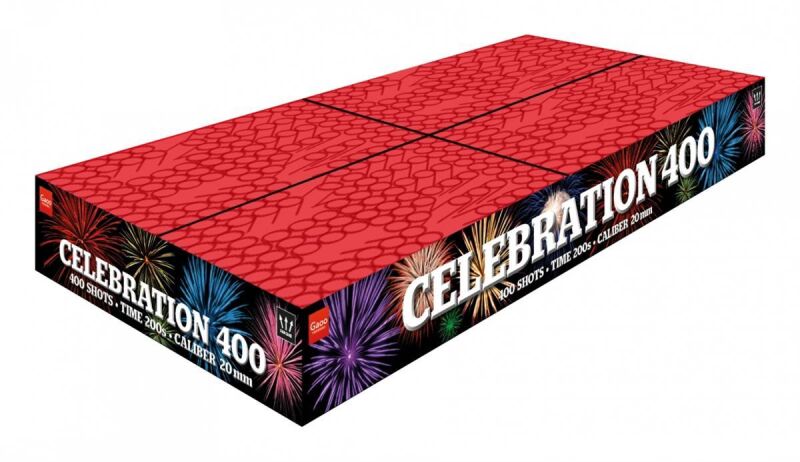 Jetzt Celebration 400 400-Schuss-Feuerwerkverbund ab 220.49€ bestellen
