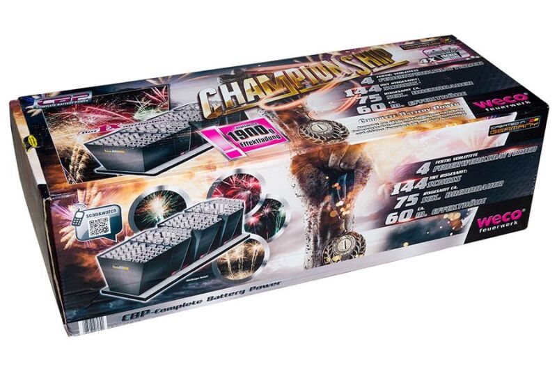 Jetzt Championship 144-Schuss-Feuerwerkverbund ab 254.99€ bestellen