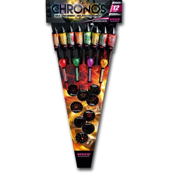 Chronos 12-teiliges-Raketen-Sortiment by Intermedia