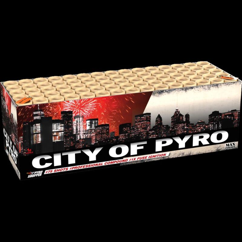 Jetzt City of Pyro 75-Schuss-Feuerwerks-Verbund ab 49.49€ bestellen
