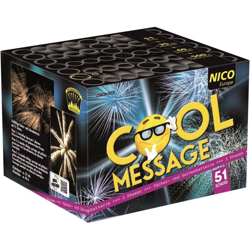 Jetzt Cool Message 51-Schuss-Feuerwerk-Batterie ab 29.24€ bestellen