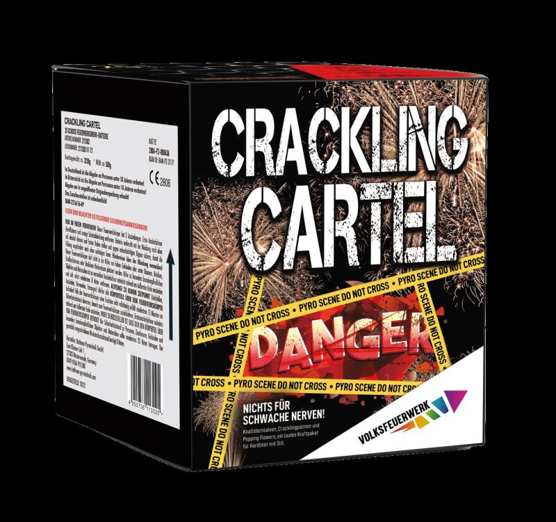 Jetzt Crackling Cartel 25-Schuss-Feuerwerk-Batterie ab 30.38€ bestellen