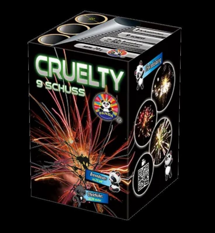 Cruelty 9-Schuss-Feuerwerk-Batterie by Intermedia