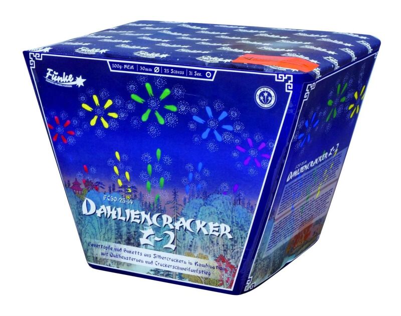 Jetzt Dahliencracker Z-2 25-Schuss-Feuerwerk-Batterie ab 42.74€ bestellen