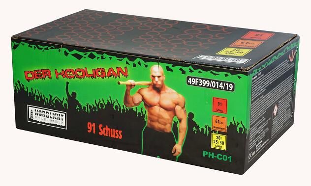 Jetzt Der Hooligan 92-Schuss-Feuerwerkverbund ab 93.74€ bestellen