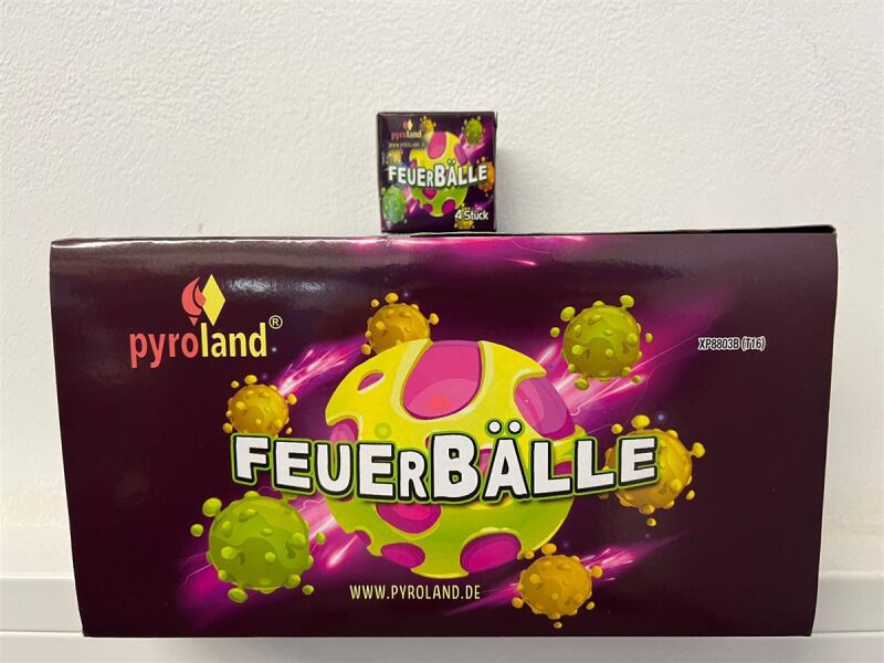 Display Feuerbälle by Intermedia
