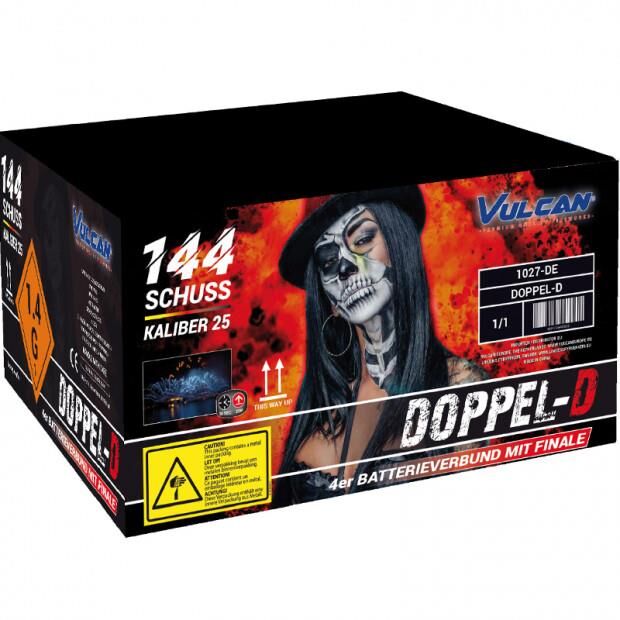Jetzt Doppel D 144-Schuss-Feuerwerkverbund ab 149.99€ bestellen