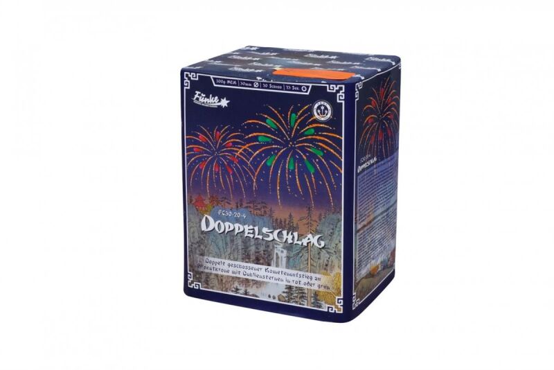 Jetzt Doppelschlag 20-Schuss-Feuerwerk-Batterie ab 28.49€ bestellen