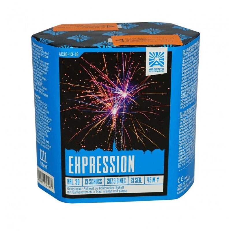 Jetzt Expression 13-Schuss-Feuerwerk-Batterie ab 20.24€ bestellen