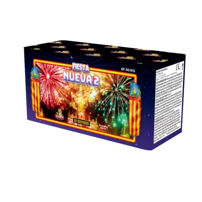 Jetzt Fiesta Nueva 2 50-Schuss-Feuerwerk-Batterie ab 29.99€ bestellen