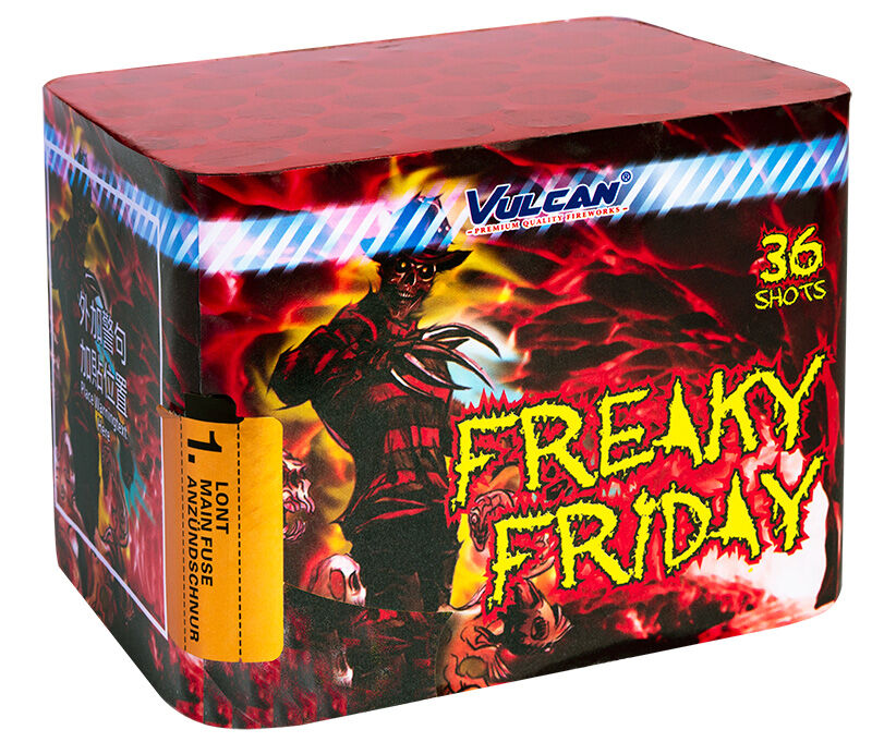 Jetzt Freaky Friday 36-Schuss-Feuerwerk-Batterie ab 17.99€ bestellen