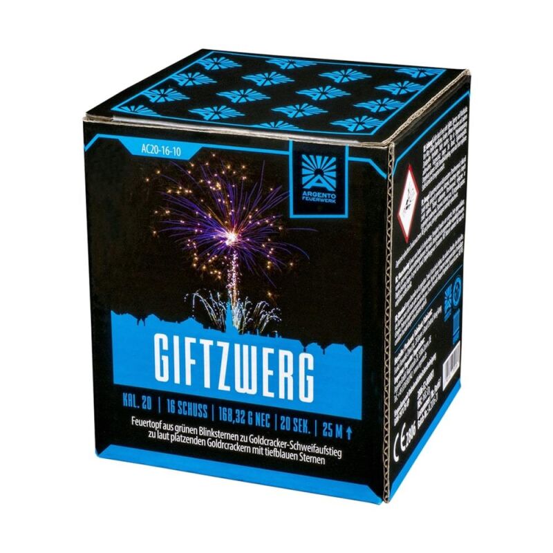 Jetzt Giftzwerg 16-Schuss-Feuerwerk-Batterie ab 8.99€ bestellen