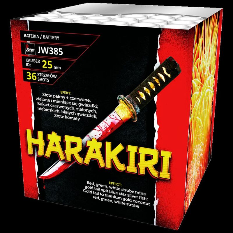 Jetzt Harakiri 36-Schuss-Feuerwerk-Batterie ab 28.49€ bestellen