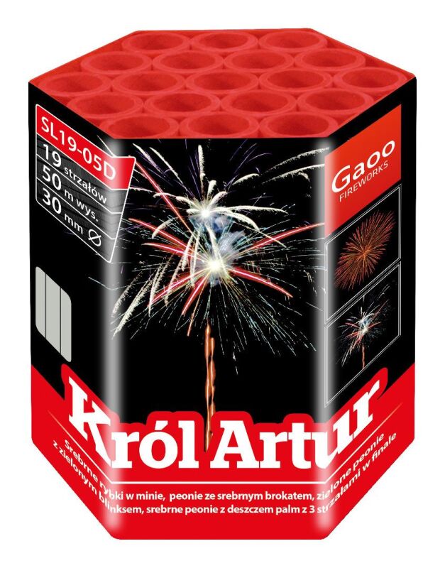 Jetzt Krol Artur 19-Schuss-Feuerwerk-Batterie ab 22.49€ bestellen