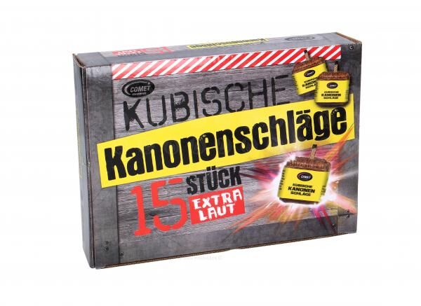 Jetzt Kubische Kanonenschläge Grau 15 Stück ab 10.49€ bestellen