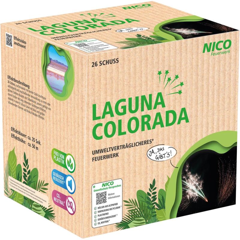 Jetzt Laguna Colorada 26-Schuss-Feuerwerk-Batterie ab 23.24€ bestellen
