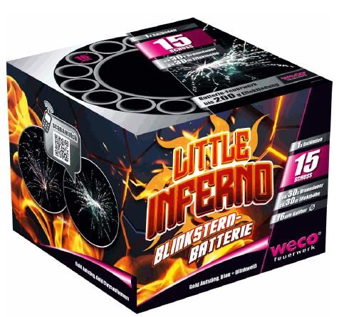Jetzt Little Inferno 15-Schuss-Feuerwerk-Batterie ab 5.99€ bestellen