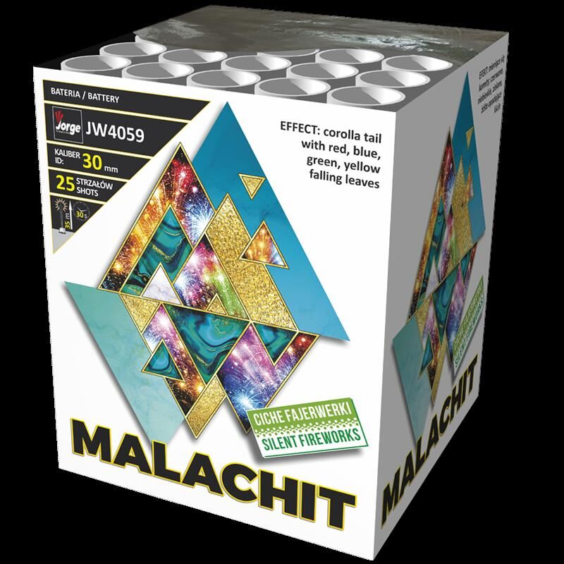 Jetzt Malachit 25-Schuss-Feuerwerk-Batterie ab 35.24€ bestellen